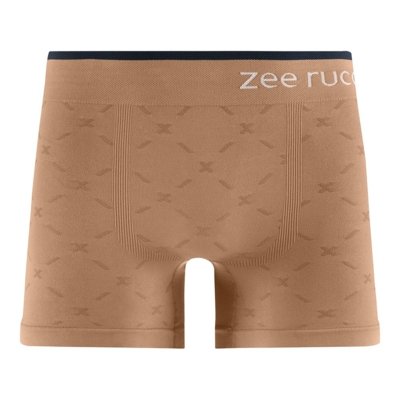 Cueca Boxer Detalhes Jacquard Bege