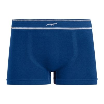 Cueca Boxer Infantil Lisa sem Costura Azul Cobalto Zee Rucci