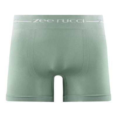 Cueca Boxer Jacquard sem Costura Verde Grigio Zee Rucci