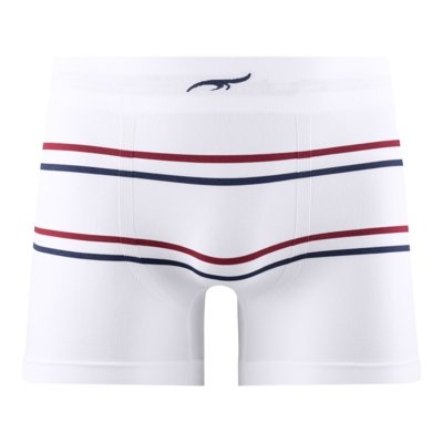 Cueca Boxer Listrada sem Costura Branco Zee Rucci