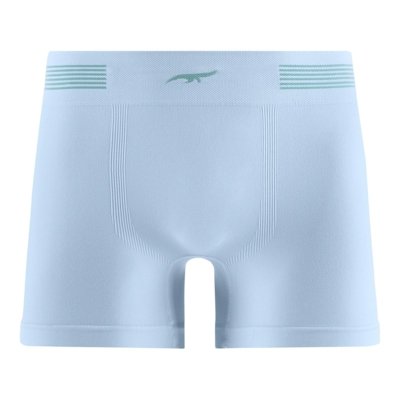Cueca Boxer Listras Laterais sem Costura Azul