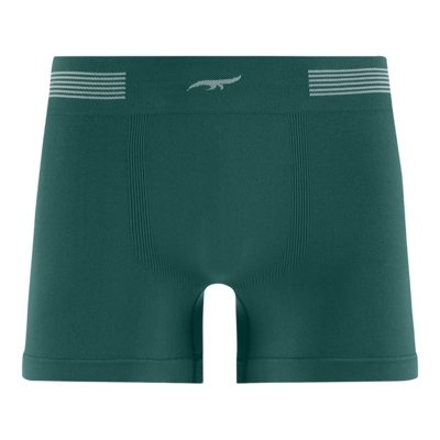 Cueca Boxer Listras Laterais sem Costura Verde