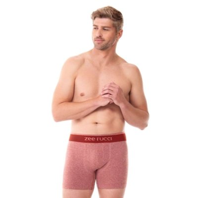 Cueca Boxer Mescla sem Costura Cobre