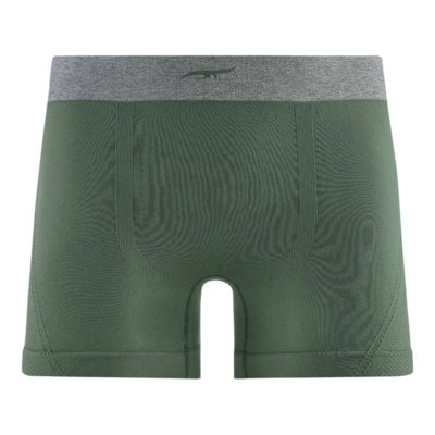 Cueca Boxer Plus Size Jacquard sem Costura Verde Floresta
