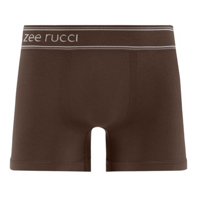 Cueca Boxer Plus Size Linear sem Costura Marrom