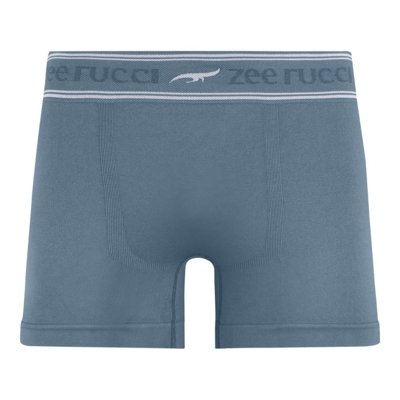 Cueca Boxer Plus Size sem Costura Azul