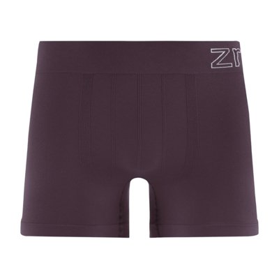 Cueca Boxer Plus Size sem Costura Lisa Marrom