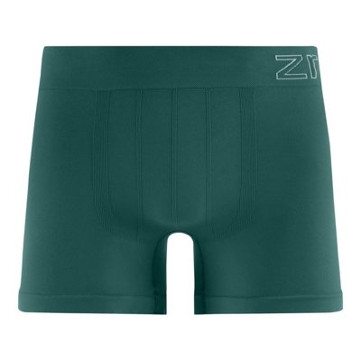 Cueca Boxer Plus Size sem Costura Lisa Verde