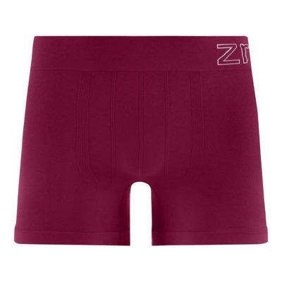 Cueca Boxer Plus Size sem Costura Lisa Vermelho