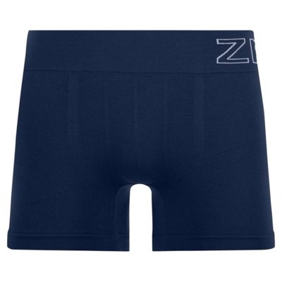 Cueca Boxer com Jacquard no Cós Sem Costura Navy Zee Rucci