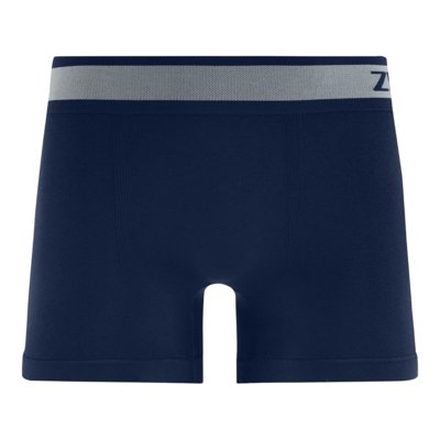Cueca Boxer sem Costura Lisa Azul