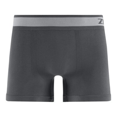 Cueca Boxer sem Costura Lisa Cinza