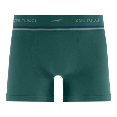 Cueca Boxer sem Costura Lisa Verde