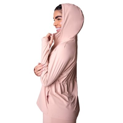 Jaqueta Comfort Poliamida Blush Zee Rucci