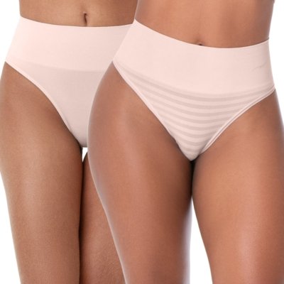 Kit 2 Calcinhas Tanga sem Costura + Estojo