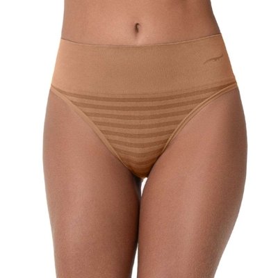Kit 2 Calcinhas Tanga sem Costura Amêndoa Zee Rucci