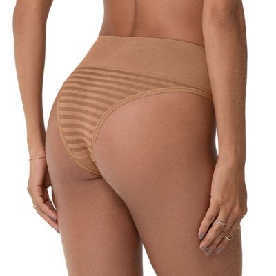 Kit 2 Calcinhas Tanga sem Costura Amêndoa Zee Rucci