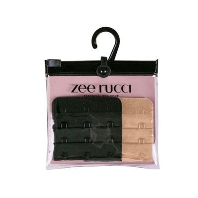 Kit Extensor para Fecho de Sutiã Preto e Bege