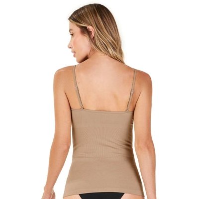 Regata Slim Modeladora Sem Costura Bege