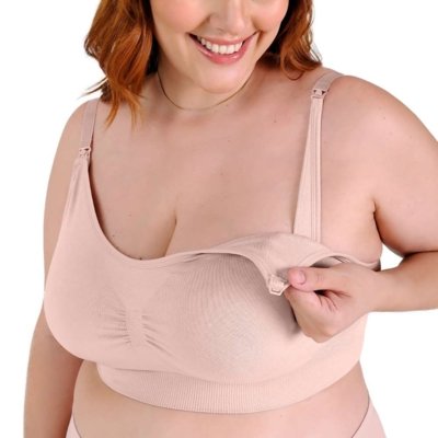 Sutiã Amamentação Plus Sem Costura Blush Zee Rucci