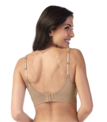 Sutiã Comfort Duplo Sem Costura Com Bojo Zee Rucci Bege