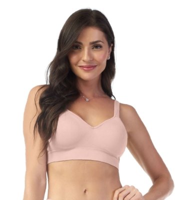Sutiã Comfort Duplo Sem Costura Com Bojo Zee Rucci Rosa