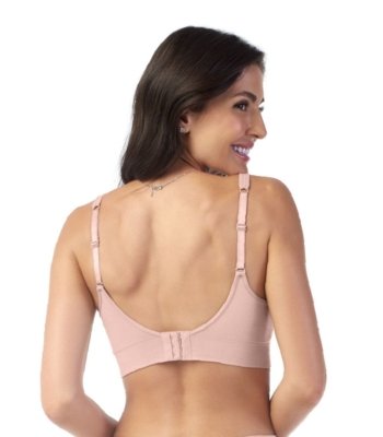 Sutiã Comfort Duplo Sem Costura Com Bojo Zee Rucci Rosa
