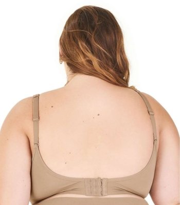 Sutiã Comfort Plus Size Sem Costura Zee Rucci Bege