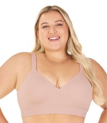 Sutiã Comfort Plus Size Sem Costura Zee Rucci Rosa