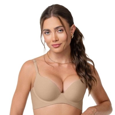 Sutiã Push Up Power Laser Bege Zee Rucci