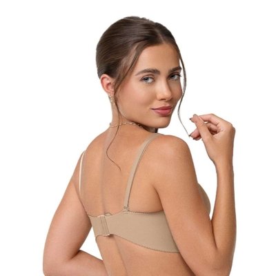 Sutiã Push Up Power Laser Bege Zee Rucci