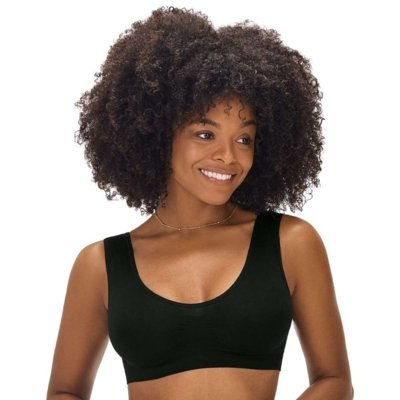 Sutiã Top Anatômico c/ Alça Larga sem Costura Preto Zee Rucci