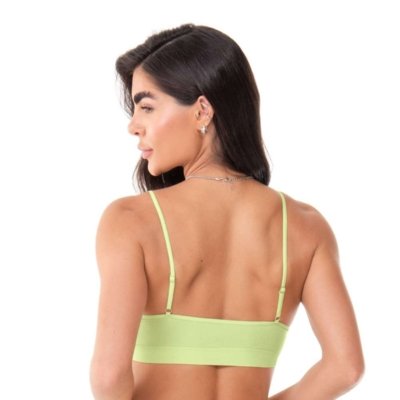 Sutiã Top Comfort sem Costura com Alças Reguláveis Lima Fresh Zee Rucci