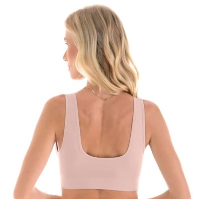 Sutiã com Bojo Removível e Fecho Frontal sem Costura Blush Zee Rucci