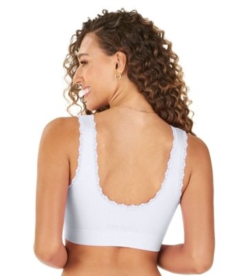 Top Com Renda e Bojo Removível Zee Rucci Branco