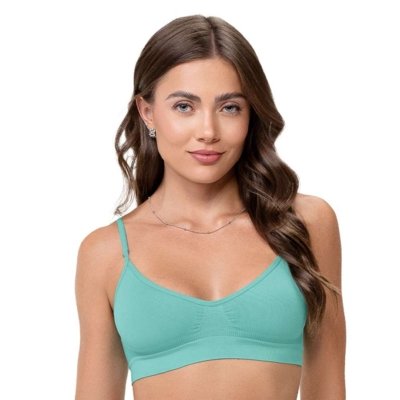 Top Comfort sem Costura Verde Turquesa