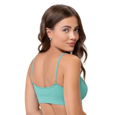 Top Comfort sem Costura Verde Turquesa