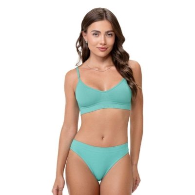Top Comfort sem Costura Verde Turquesa