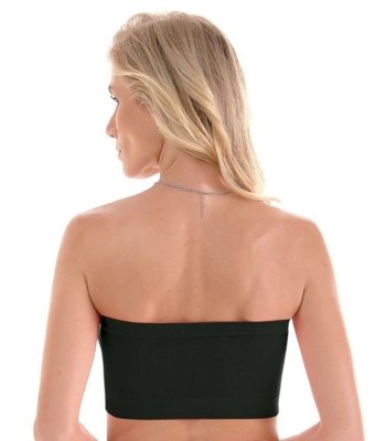 Top Faixa Bojo Removível Sem Costura Zee Rucci Preto