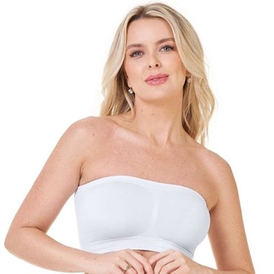 Top Faixa sem Costura Branco Zee Rucci