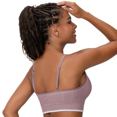 Top Fitness Alças Reguláveis Bojo Removível Rosa