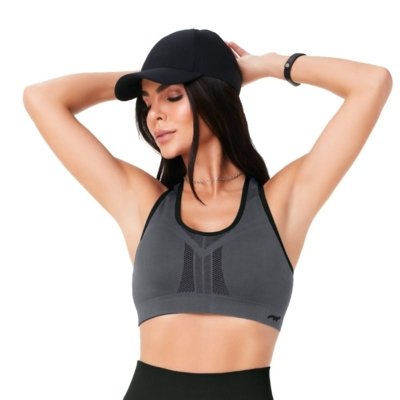 Top Fitness Discovery Dupla Face Preto Zee Rucci