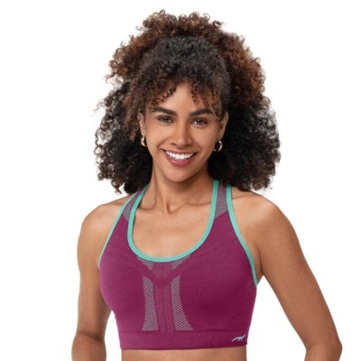 Top Fitness Discovery Dupla Face Verde Turquesa Zee Rucci