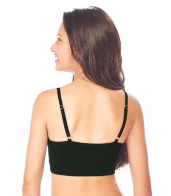 Top Teen com bojo Removível Sem Costura Zee Rucci Preto