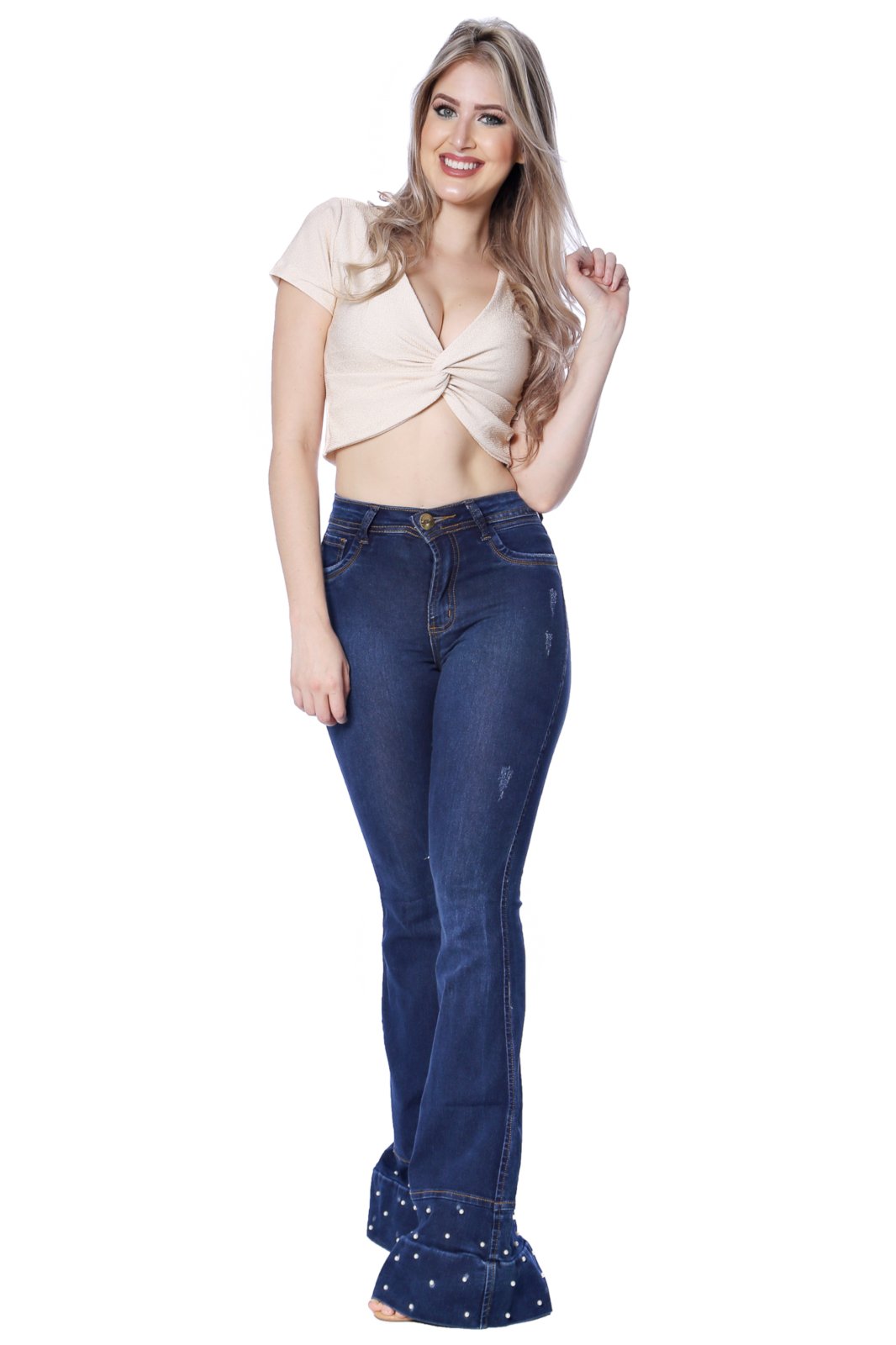 calça flare dafiti