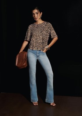 Calca Jeans Boot Cut Vivace - Azul
