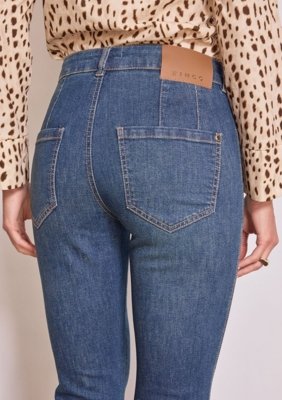 Calça Zinco Boot Cut Média - Azul