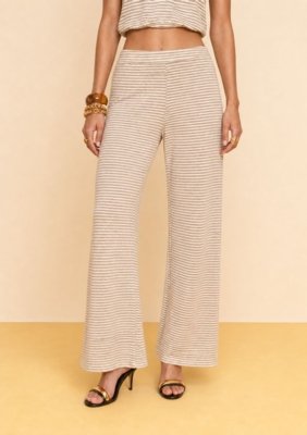 Calça Zinco Reta Alta - Off-white