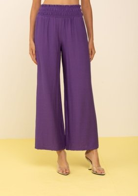 Calça Zinco Wide Alta Roxo