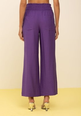 Calça Zinco Wide Alta Roxo
